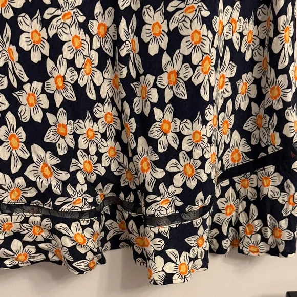 Free People Floral Short Sleeve Dress - Picture 13 of 13